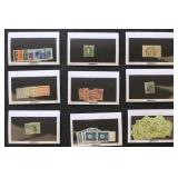 Worldwide Stamps better issues on cards $1,600+