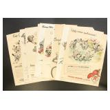 Ephemera Lot including advertising, newspaper clip
