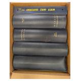 Worldwide Stamps in Bankers box in 5 albums, one U