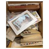 US & Worldwide Stamps and Covers in Bankers Box, t
