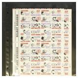 US Stamp Sheets FACE VALUE $232 20 sheets of #2819