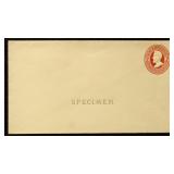 US Postal Stationery 1870s Specimen Entire