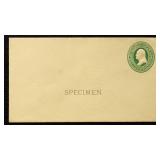 US Postal Stationery 1870s Specimen Entire