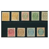 Iceland Stamps #21-29 Mint and Used CV $332.50