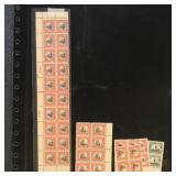 US Stamps #620 Mint NH Plate Block of 20 CV $400+