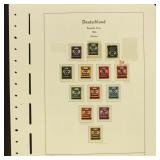 Glauchau Stamps Post-WWII Russian Zone Stamps, Obl