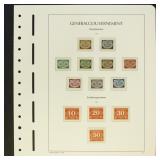 General Government Stamps 1940-1944 collection, mo