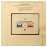 Czechoslovakia Stamps 1930s-1960s Souvenir Sheets