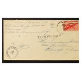 US Tokyo Bay WWII Cover Aug 31, 1945 (2 days befor