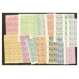 US Stamps 1930s Presidential Prexie Mint NH Blocks