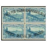 Spain Stamps #B108 variety Mint NH with 1938 Overp