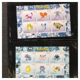Pokemon Stamps Mint NH Tadjikistan Stamps 8 Souven