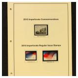 US Stamps 2015, 2021, & 2022 Mint NH Imperforate S