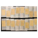 Antigua & Barbuda Golden Embossed Stamps 50+ in gl