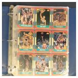 1986 Fleer Basketball Cards 58 different in 9 slee