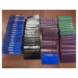 US Proof Sets 1970s-2000s, 54 sets with duplicatio