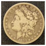 US Silver Coins 1883-S Morgan Silver Dollar, circu