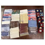 US Mint Sets 1970s-2000s, 75 sets with duplication