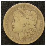 US Coins 1884-S Morgan Silver Dollar, circulated
