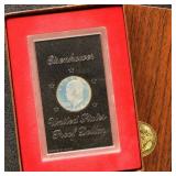 US Silver Proof Coins 3 Eisenhower $1 (1971-S, 197