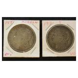 US Silver Coins 3 Morgan $1 : 1921, 1921-S in deal