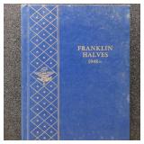 US Silver Coins 1949-1963 Franklin Half Dollar Col