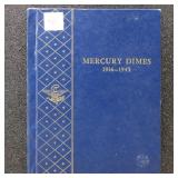 US Silver Coins 1916-1945 Mercury Dimes in Whitman