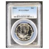 1964 Kennedy Half Dollar Garded PR69 by PCGS