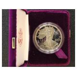 US Silver Coin 1986 Silver Eagle Proof in original