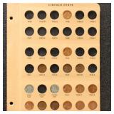 US Coins 1936-1958 Lincoln Wheat Cents in 2 Dansco