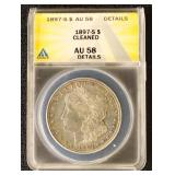 US Silver Coin 1897-S Morgan Silver Dollar Graded