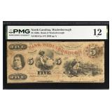 North Carolina, Wadesborough OBSNC80G12a 1860s $5
