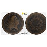 1793 Lettered Edge Large Cent Graded AG Details (G