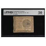 Continental Currency Fr#CC-86 September 26, 1778 $