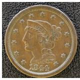 1844 Large Cent VF