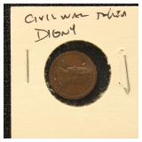 Civil War Token "For Our Country A Common Cause/N