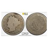 1885 Liberty "V" Nickel Graded FR02 by PCGS