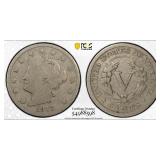 1912-S Liberty "V" Nickel Graded G Details (Clea
