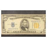 US Paper Money Fr.#2307 $5 1934 A North Africa Eme