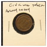 Civil War Token "Army and Navy/The Federal Union