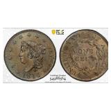 1818 Large Cent Graded Unc Details (Environmental