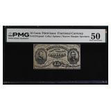 Fractional Currency Fr#1272spnmf Third Issue 15 Ce
