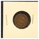 Civil War Token 1863 "Benjamin & Herrick Fruit De