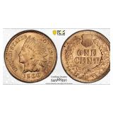 1900 Indian Head Cent Graded MS64RD by PCGS