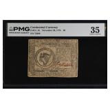 Continental Currency Fr#CC-18 November 29, 1775 $8