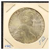 Austria Silver Maria Thaler Restrike 1780 in deale