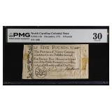North Carolina Colonial Note Fr#NC-143 December, 1