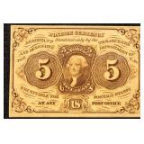 1862-1863 First Issue Fractional Currency Lot, 5-5