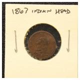 Civil War Token 1863 "Liberty/IOU One Cent"
