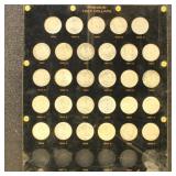 1948-1960 Franklin Half Dollar Collection in Plast